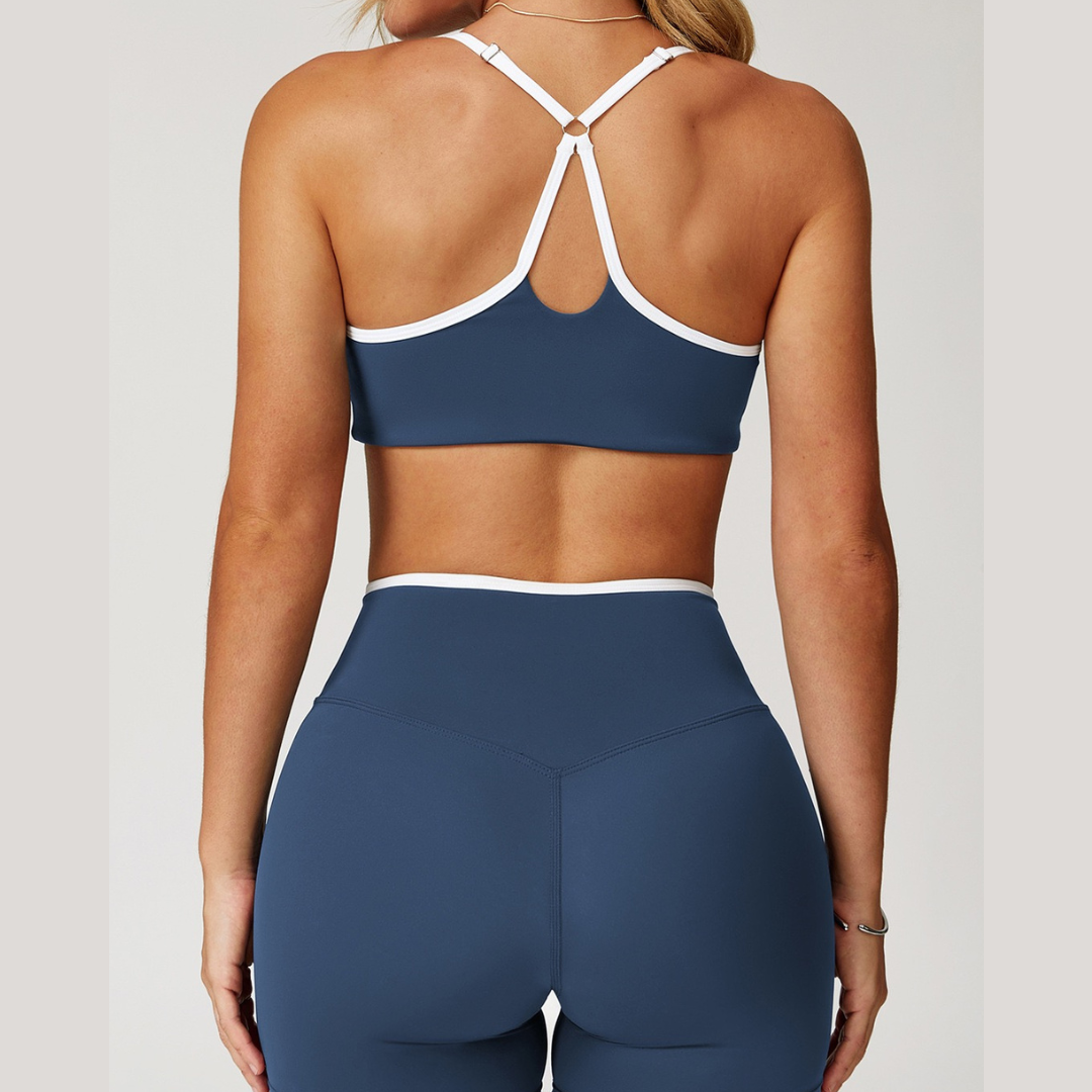 Aurora Stylish Skinny Legging Set - Navy