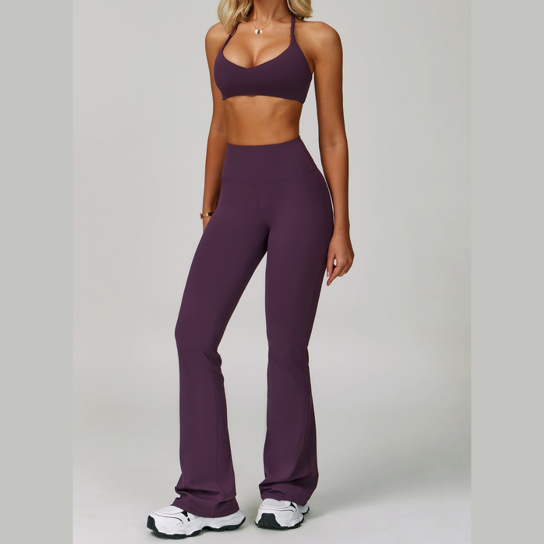 Σετ Κολάν Koralina Ultra Soft - Μωβ 