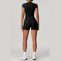 STELLA Short Sleeve Short Set - Black