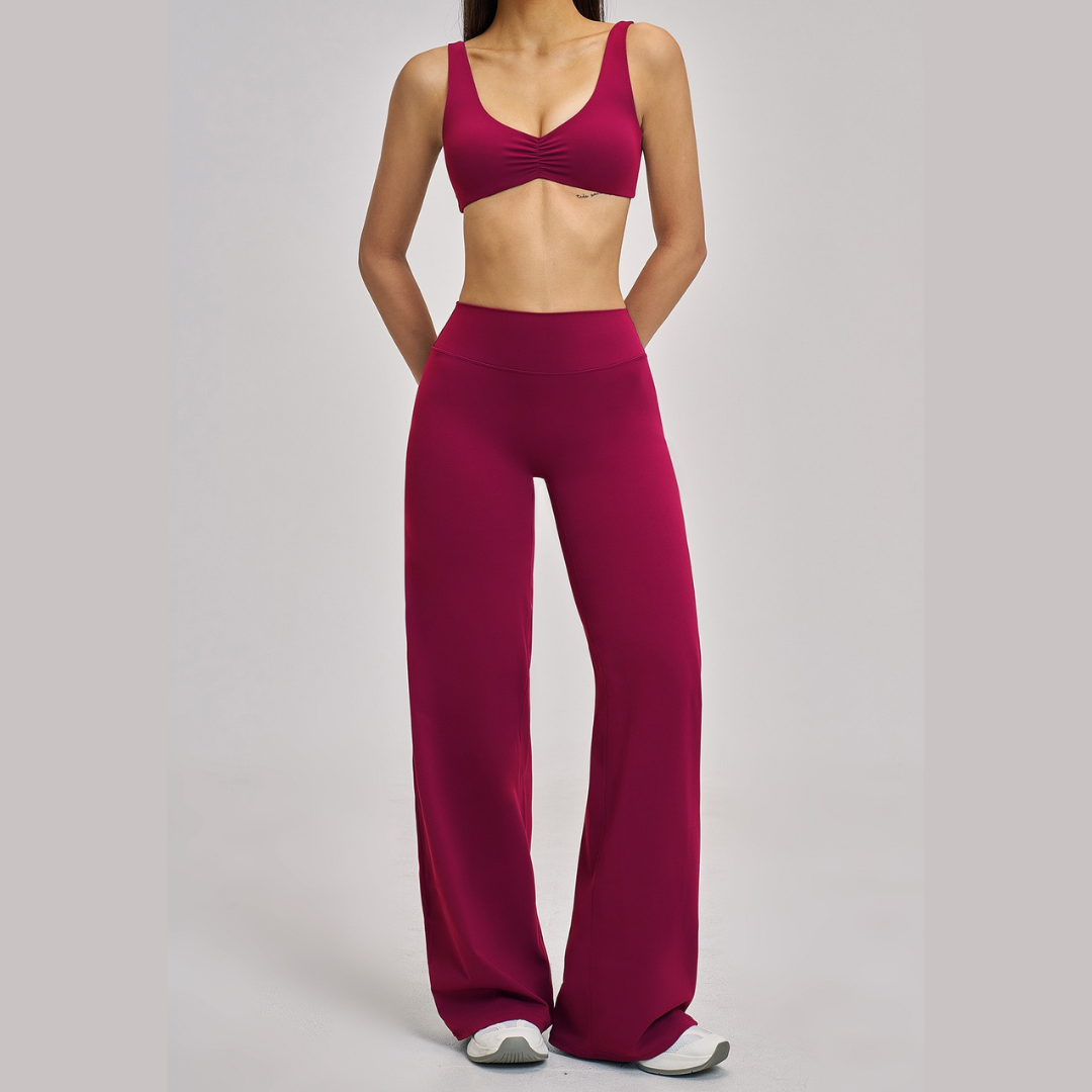 MARGO Sculpting Stylish Legging Set - Rose Bud