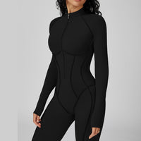 Elena Fall Winter Stylish Jumpsuit - Black