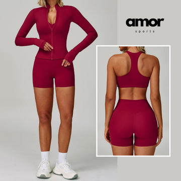 TINA Effortless Classic 3pcs Set - Burgundy