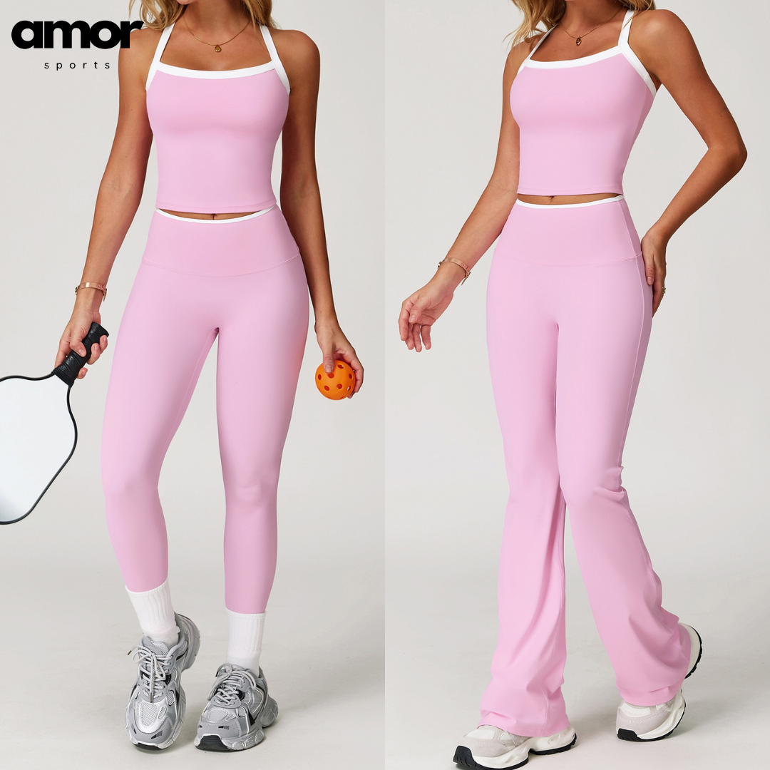 NINA Soft Stretchy Legging Set - Pink