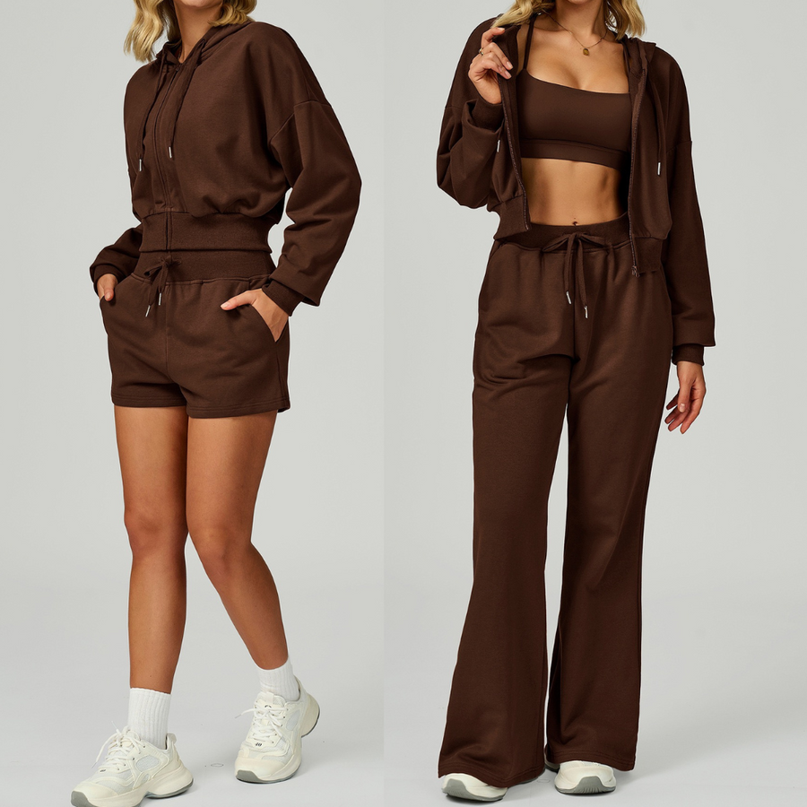 Abby Premium 2pcs Winter Set - Coffee