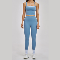 GRACE Stylish Sporty Legging Set - Blue
