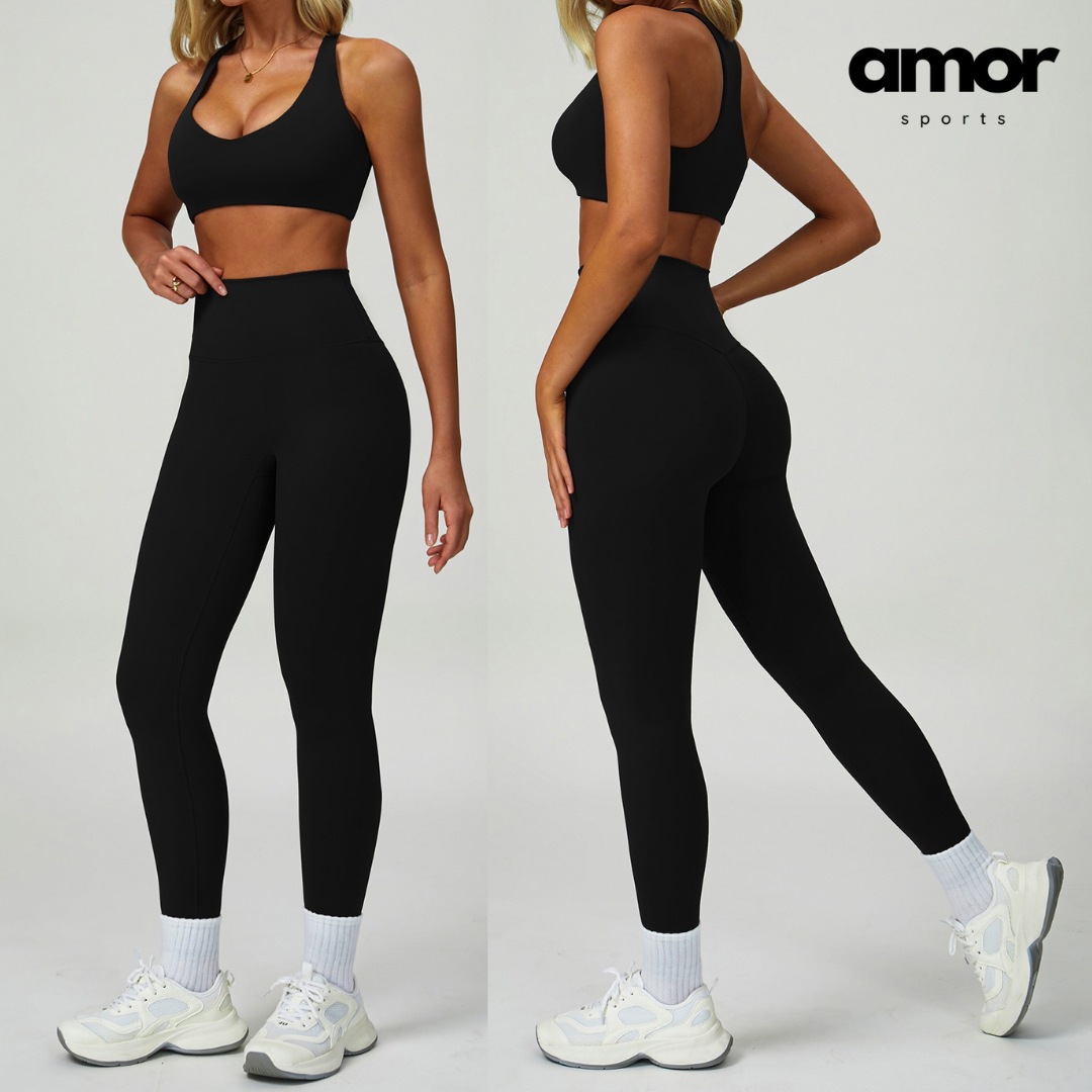 TINA Timeless Elegance Legging Set - Black