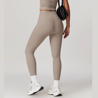 STELLA Double Layer Stylish Legging - Ice Latte