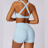 Summer X-Line Short Set - Light Blue