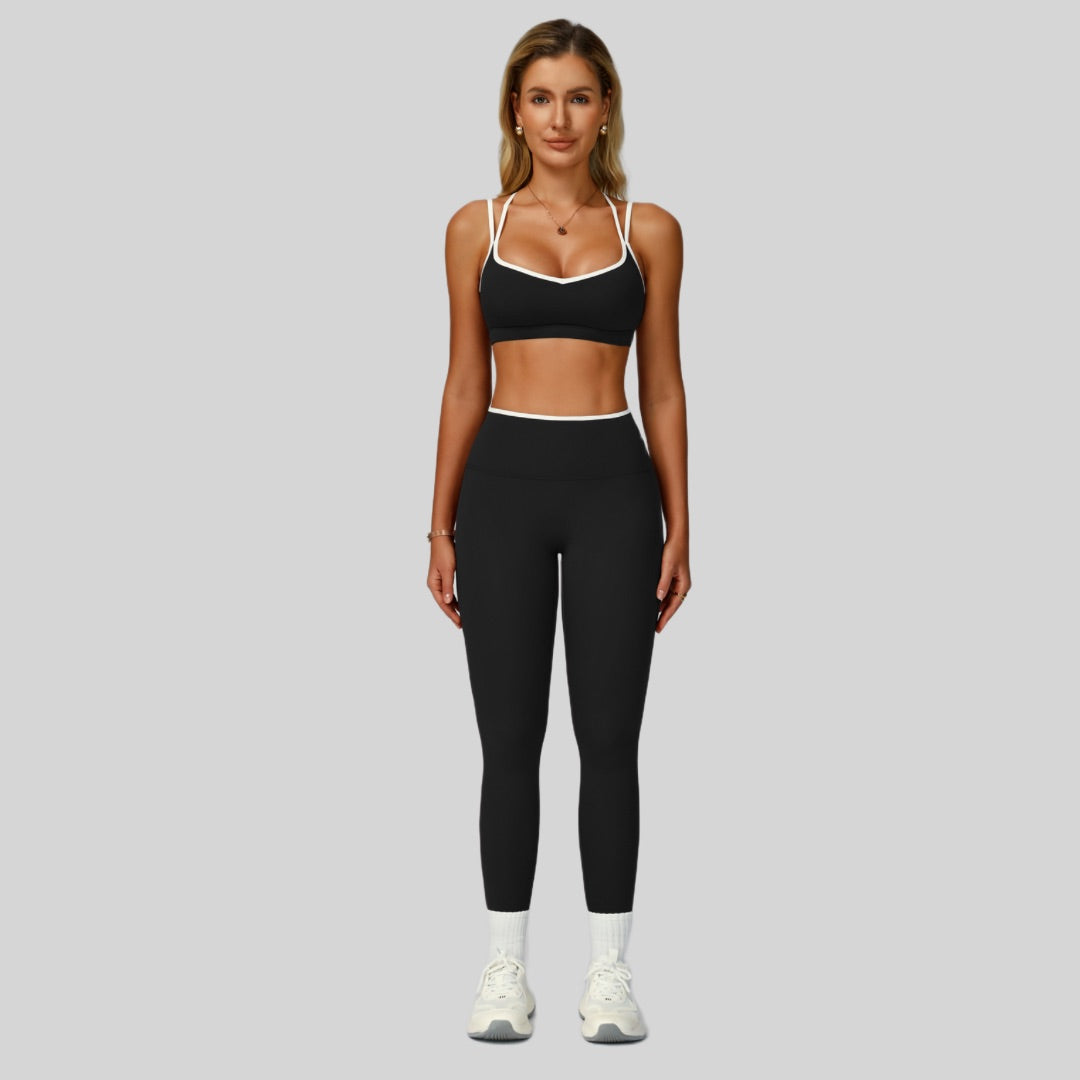 ALIN Stylish Classic Legging Set - Black