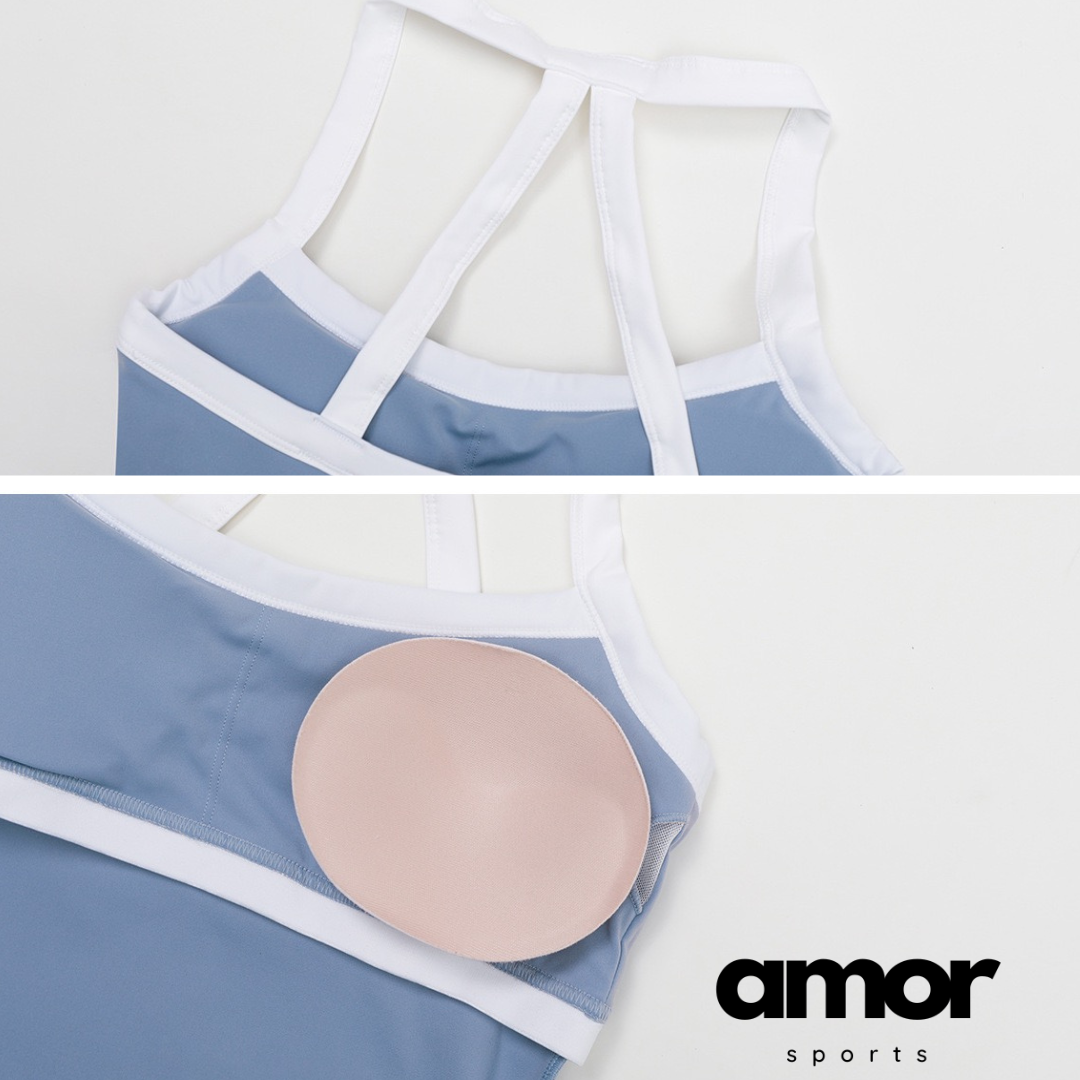 NINA Premium Stylish Short Set - Pale Blue