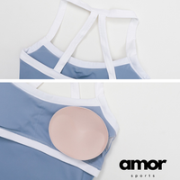 NINA Premium Stylish Short Set - Pale Blue