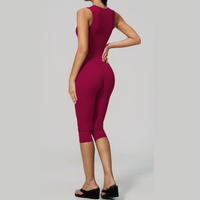 Adel Stylish Elegant Jumpsuit - Cherry