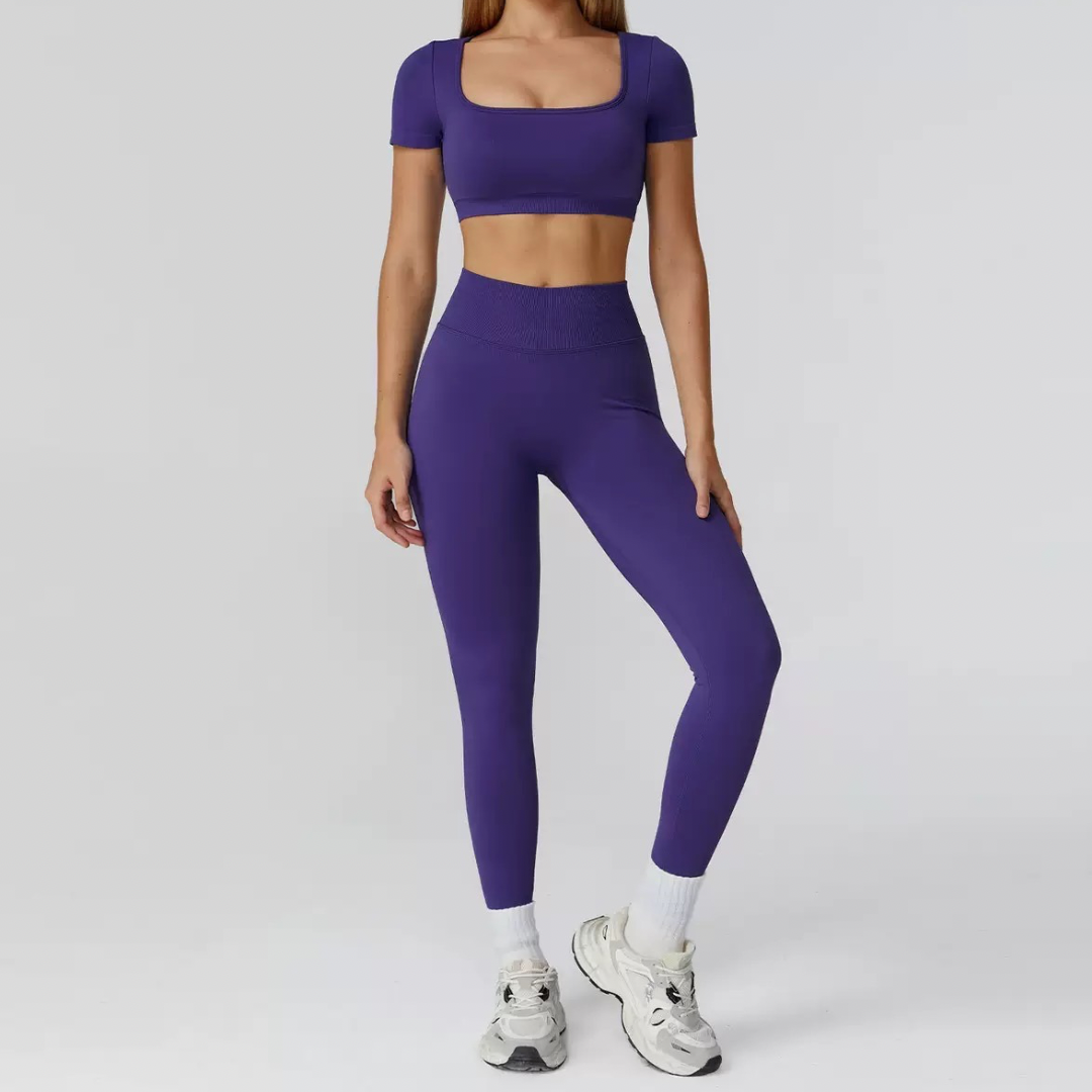 Σετ κολάν IRINA χωρίς ραφές για γλυπτική - Μπλε 