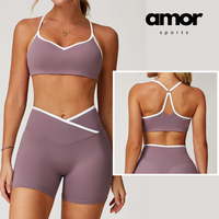 Aurora Comfy Short Set - Lilac