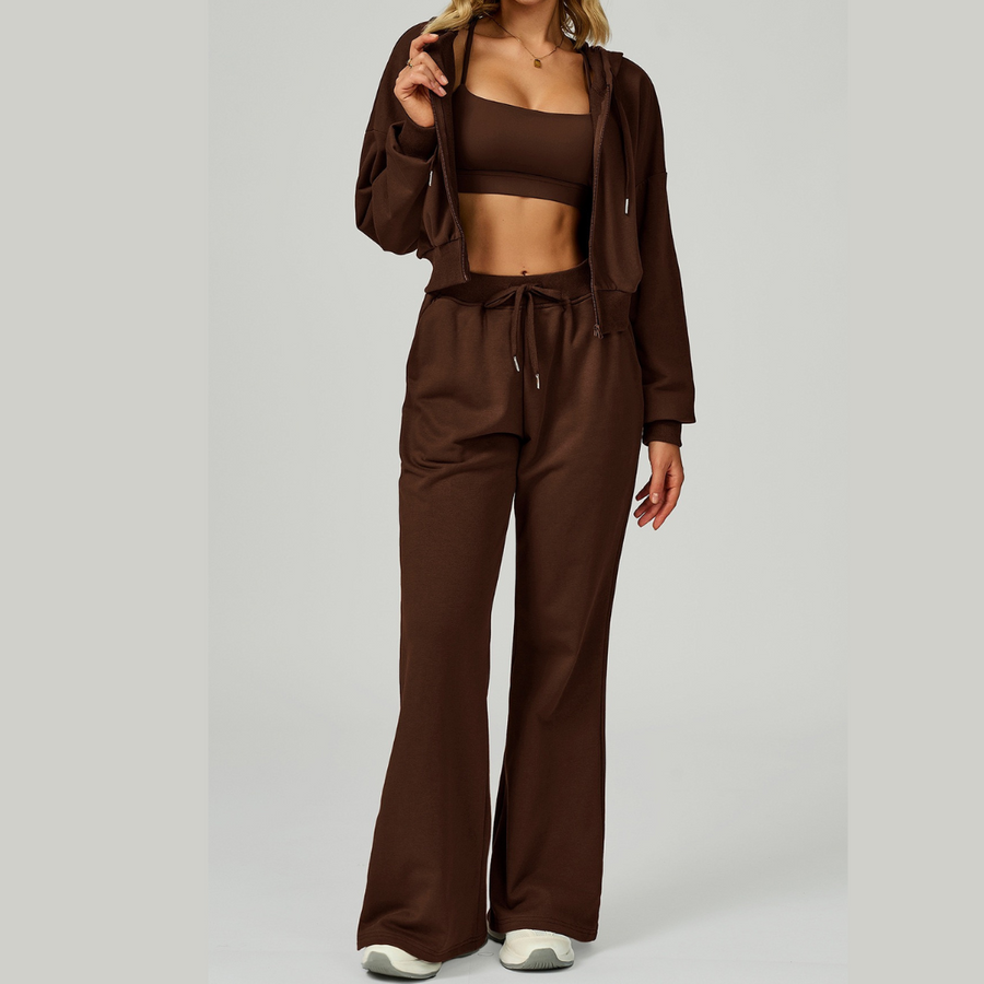 Abby Premium 2pcs Winter Set - Coffee