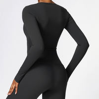 CHRISTIA Cloud Μαλακή Μπλούζα με Μακρύ Μανίκι - Μαύρο 