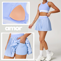 CANDY Premium Tennis Short Set - Blue