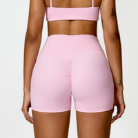 Premium Quality Scrunched Short - Pink