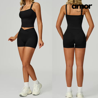 3pcs Coral Fleece Jumper Active Set - Black