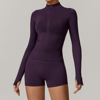 Sino Seamless 3pcs Short Set - Purple