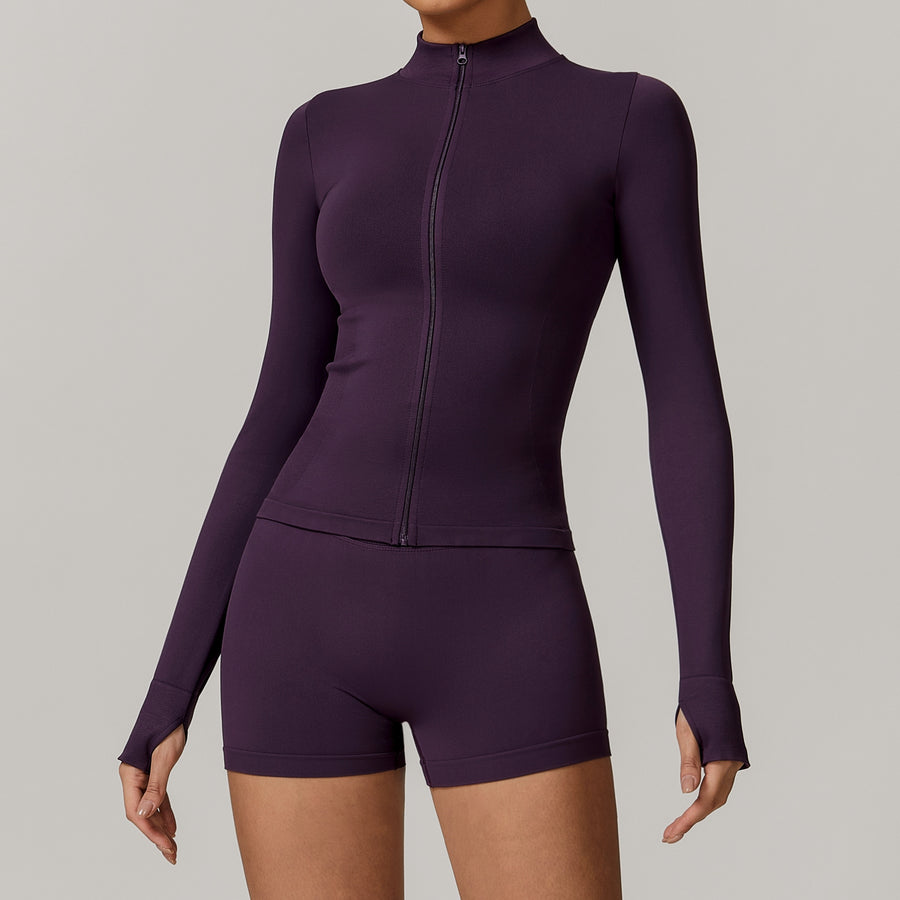 Sino Seamless 3pcs Short Set - Purple