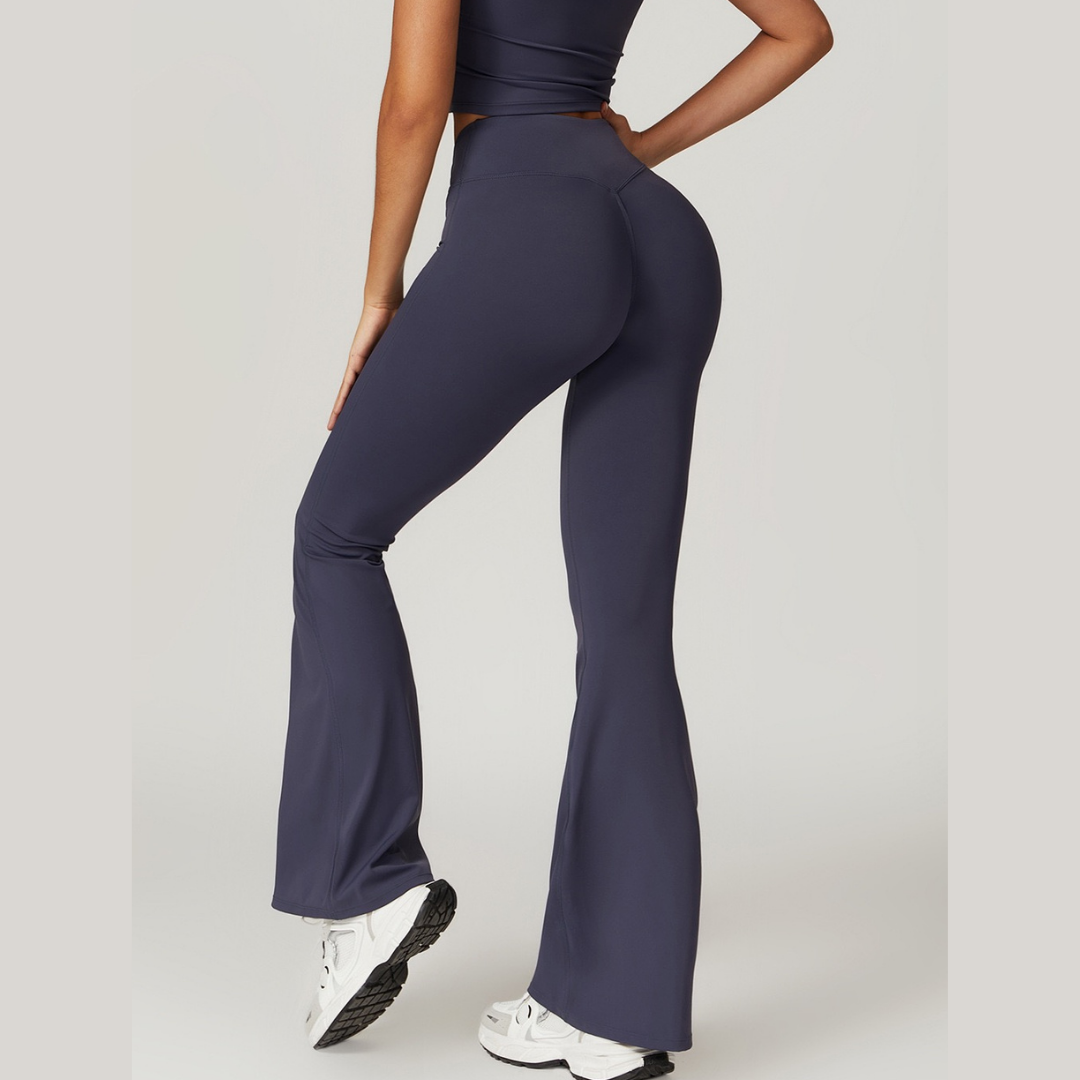 Sustainable Stylish Flared Legging - Navy