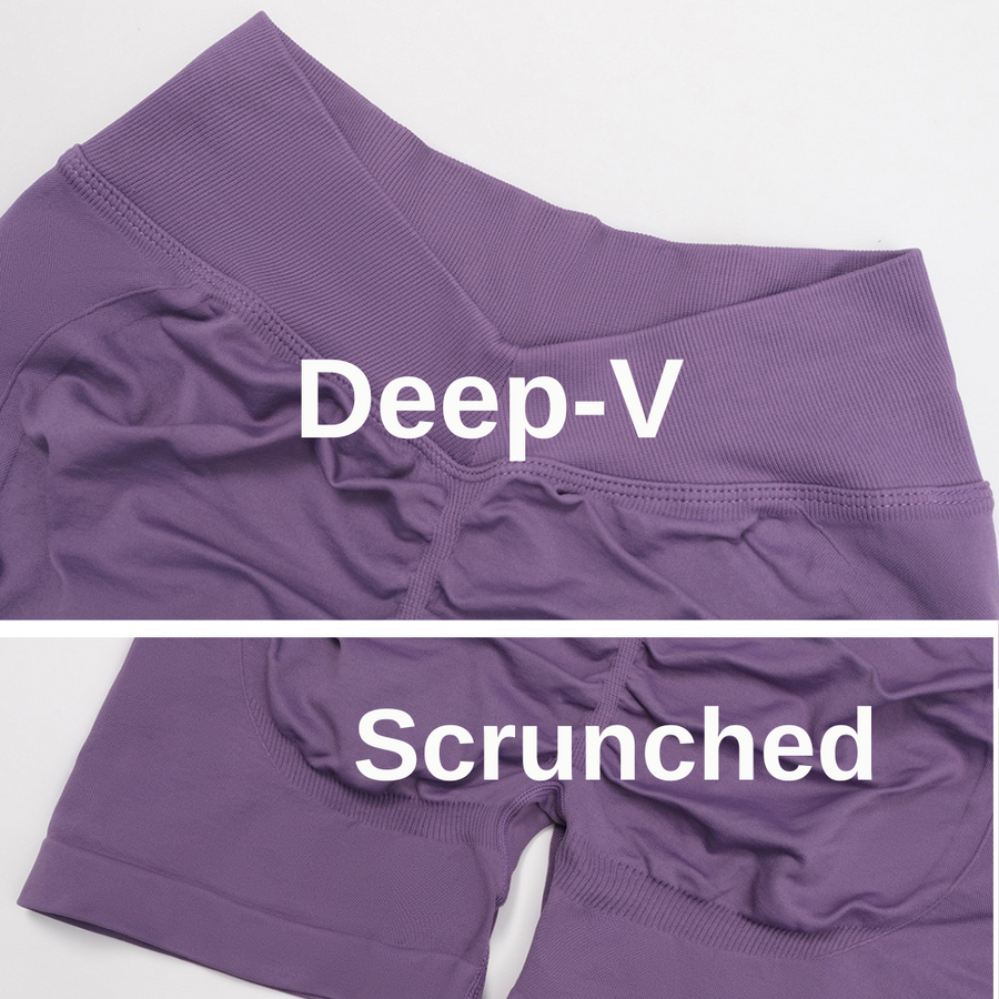 Σετ καλοκαιρινών σορτς PowerSculpt - Μωβ 