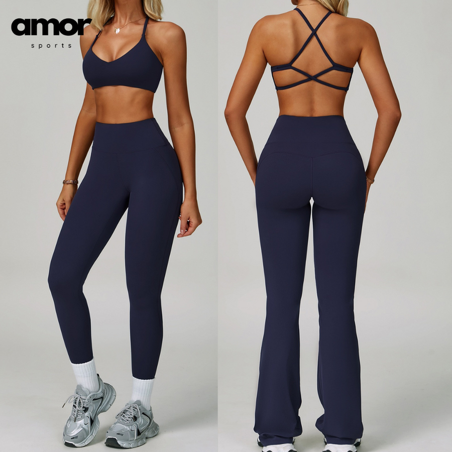 Koralina Ultra Soft Legging Set - Navy