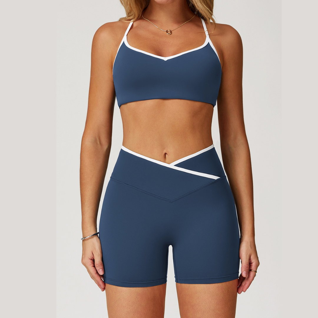 Aurora Comfy Short Set - Navy