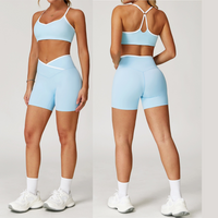 Aurora Comfy Short Set - Blue
