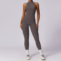 Scrunched Butt Lifting Jumpsuit - Dark Grey