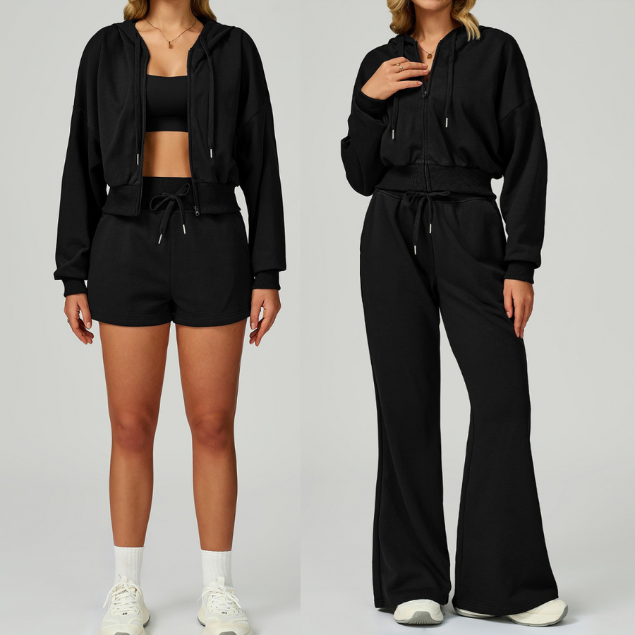 Abby Premium 2pcs Winter Set - Black