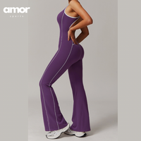 CLARA Premium Chic Jumpsuit - Purple