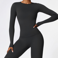 CHRISTIA Cloud Μαλακή Μπλούζα με Μακρύ Μανίκι - Μαύρο 