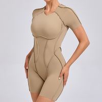 ANNA Scrunched Romper - Sandy