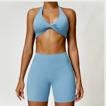 ANNE Summer Sexy Style Short Set - Blue