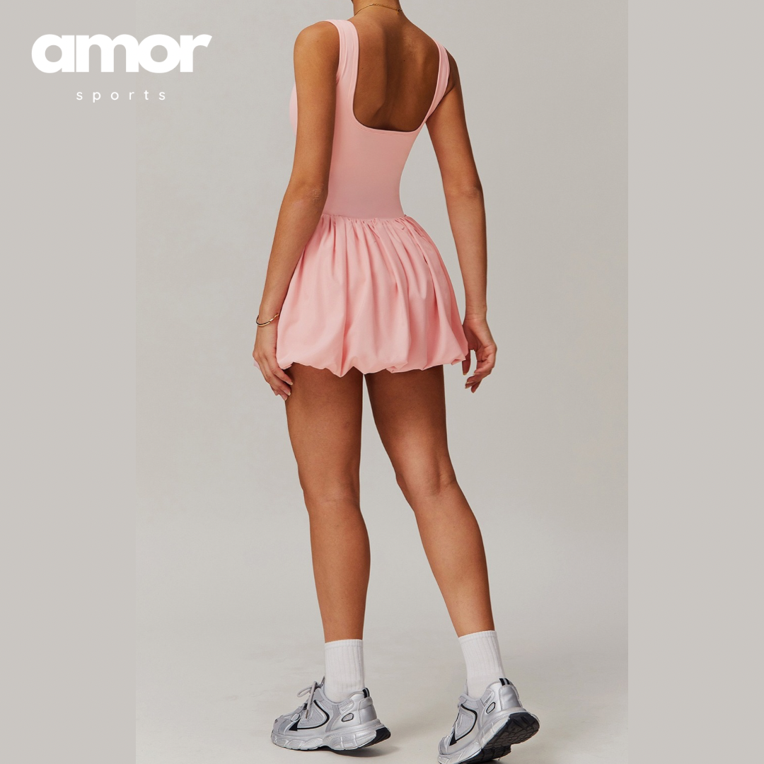 TINA Cutest One Piece Body Dress - Pink