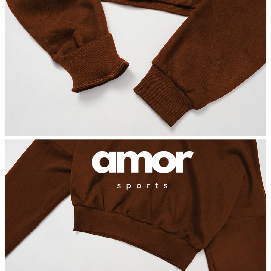 Daisy Winter Flared Lounge Set - Coffee