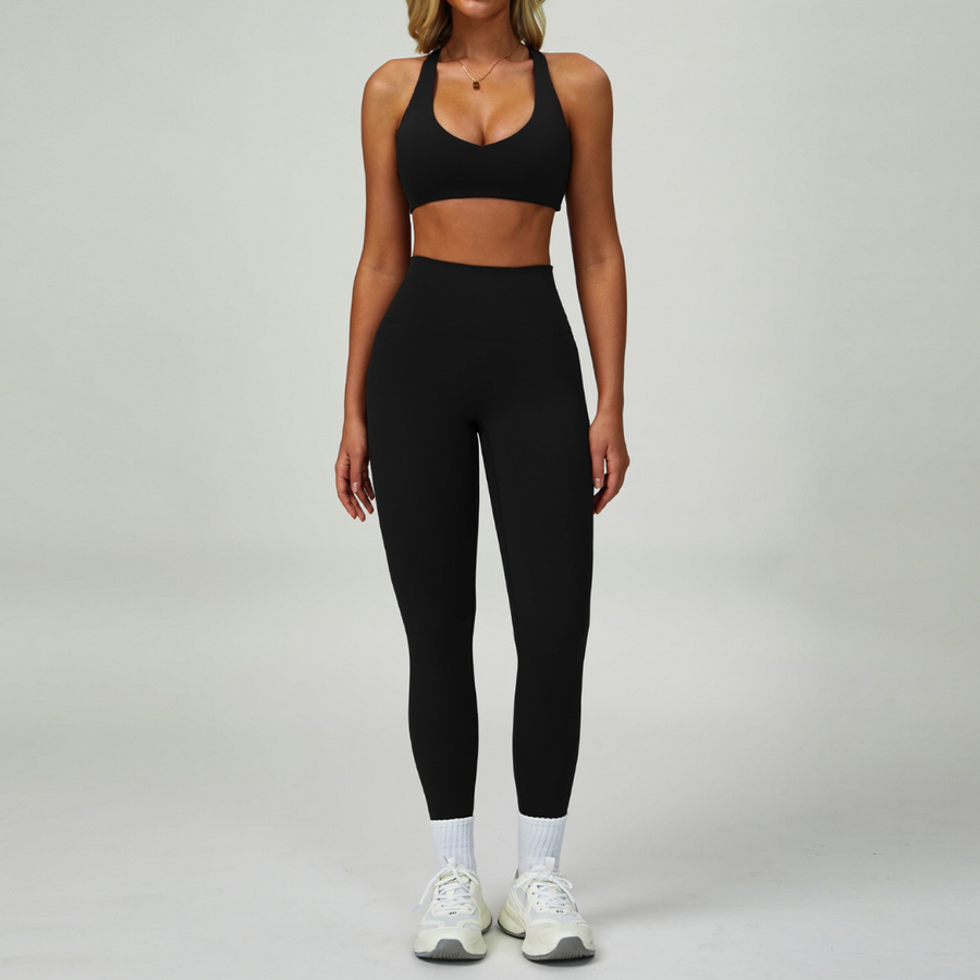 TINA Timeless Elegance Legging Set - Black