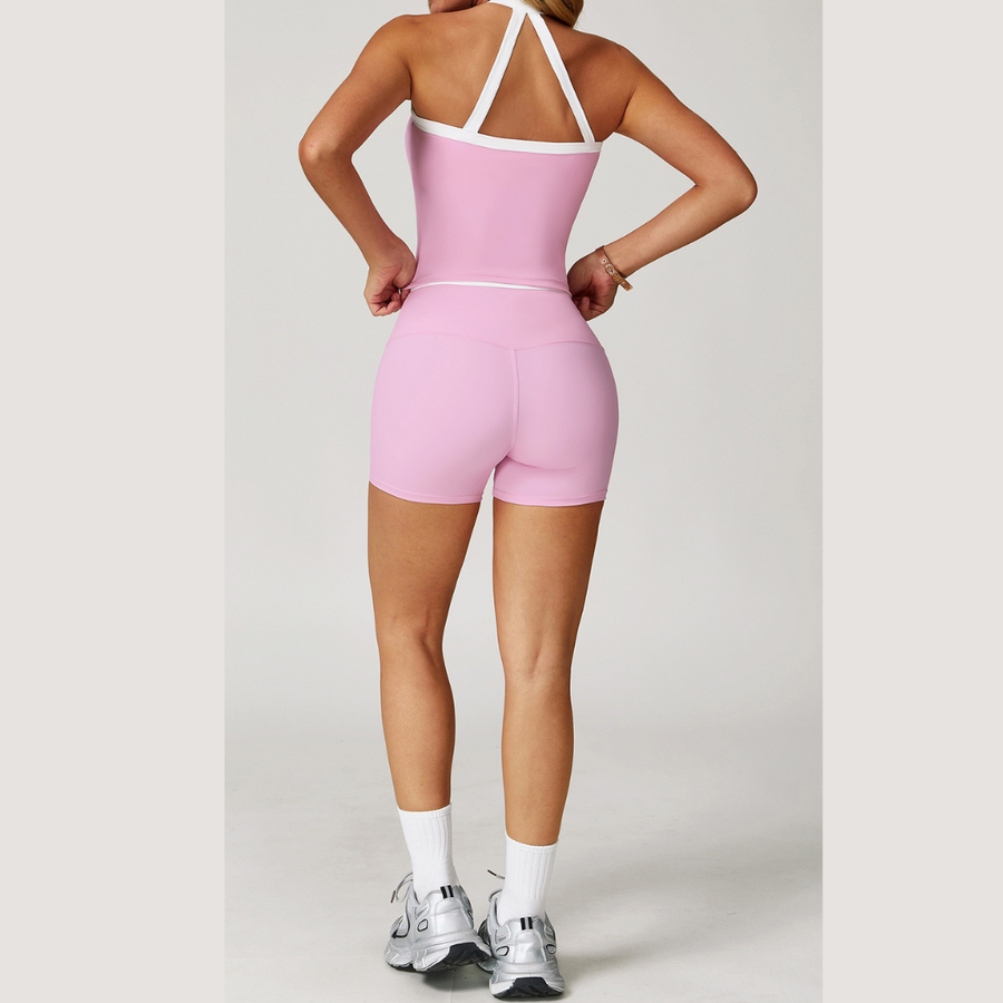 NINA Premium Stylish Short Set - Pink