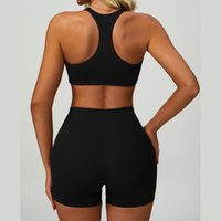 TINA Effortless Elegance Shorts Set - Black