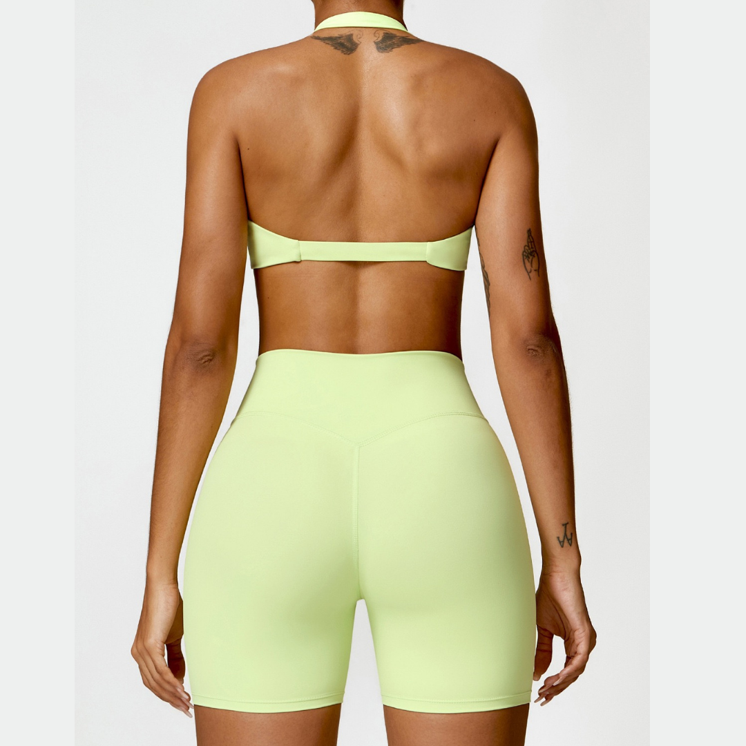 ANNE Summer Sexy Style Short Set - Green