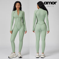 Elena Fall Winter Stylish Jumpsuit - Green