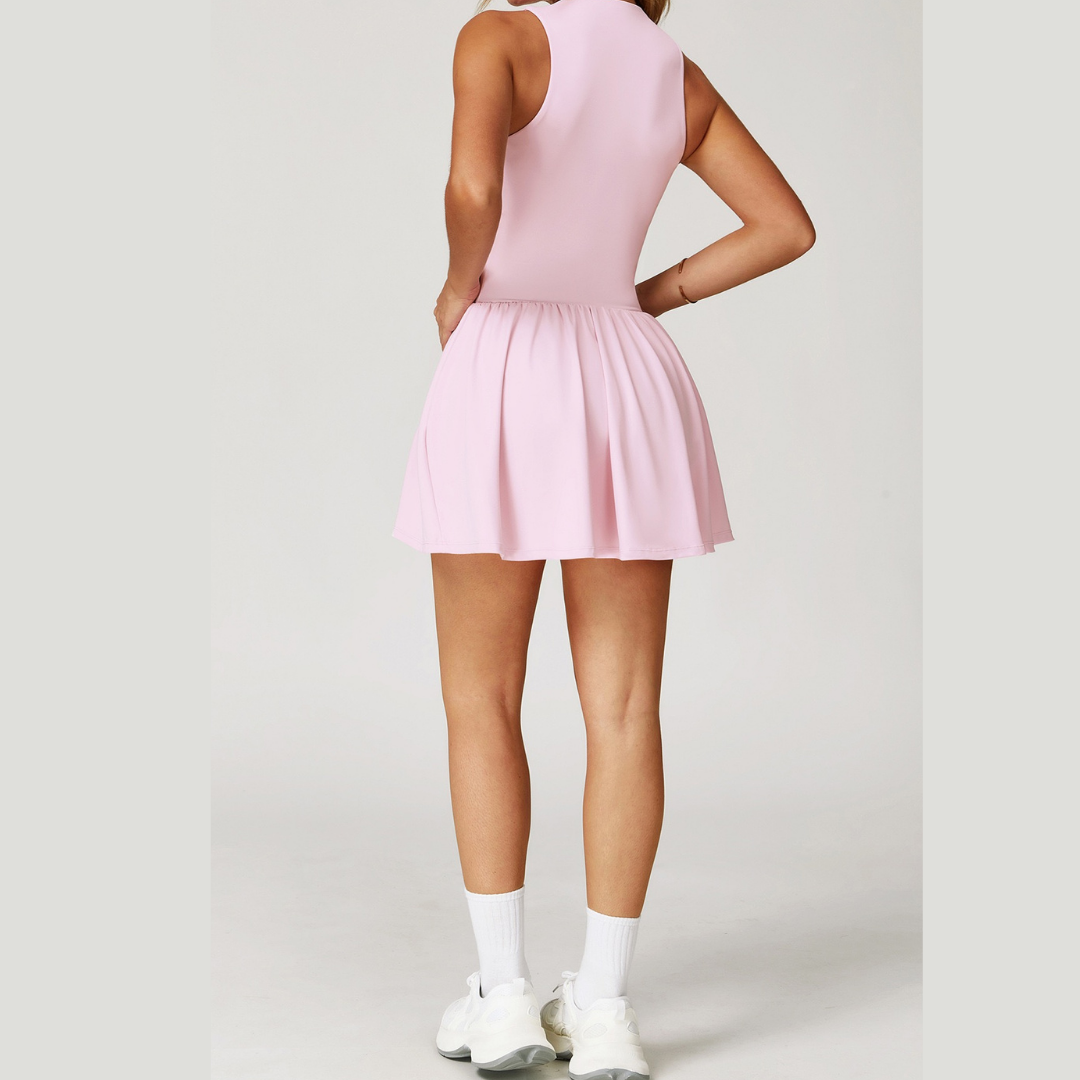 Celin Premium Tennis Dress - Pink