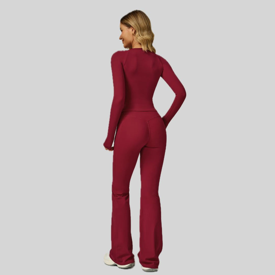 NEINEI Autumn Legging Set - Cherry