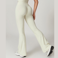 Sustainable Stylish Flared Legging - Cream White