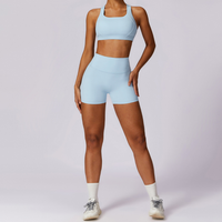 Summer X-Line Short Set - Light Blue