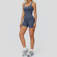 Butterfly-Back Stylish Romper - Navy