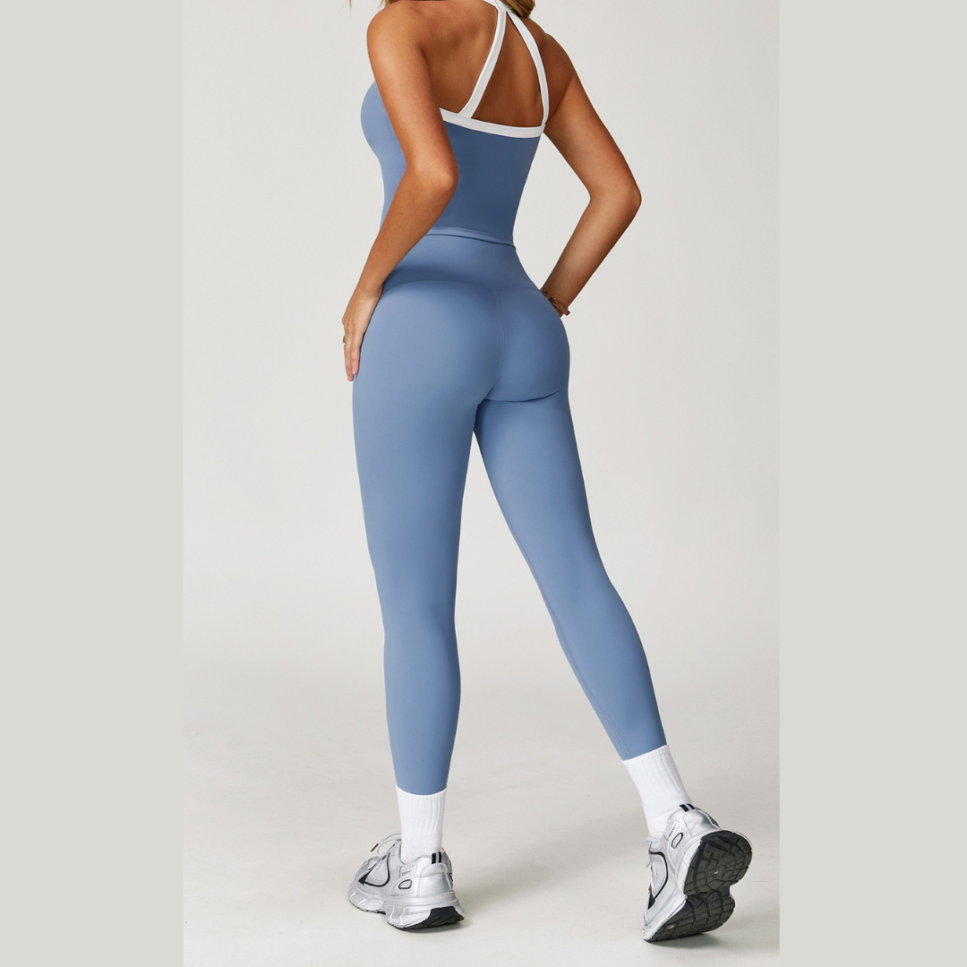 NINA Soft Stretchy Legging Set - Pale Blue