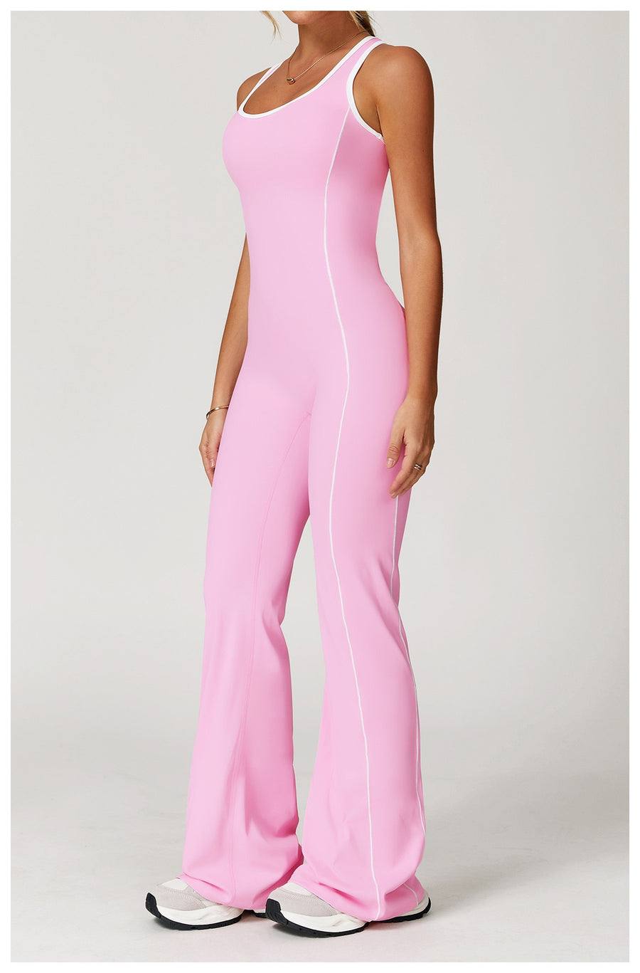 CLARA Premium Chic Jumpsuit - Pink